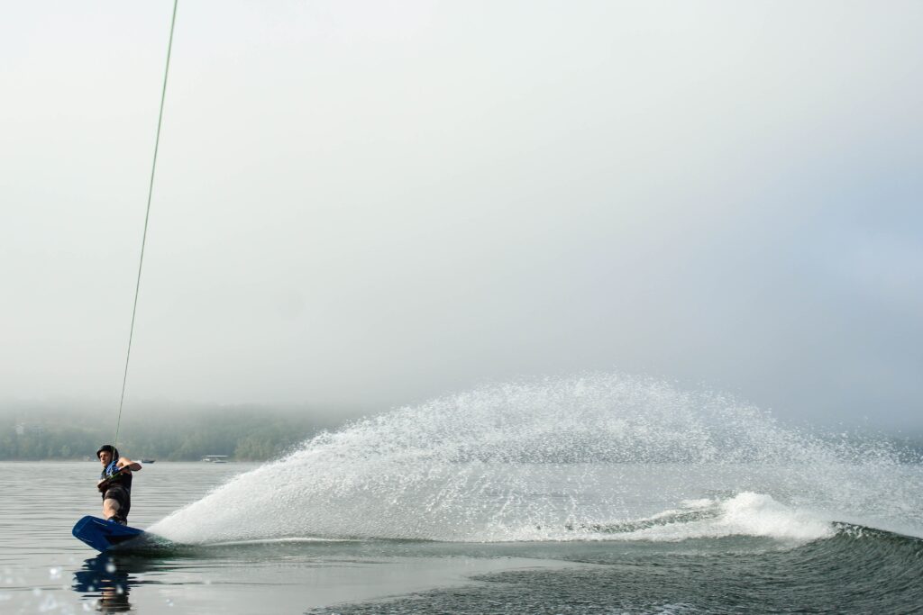 wakeboarding boat