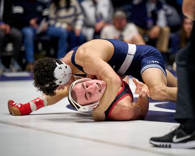 Beau Bartlett looking for a pin.