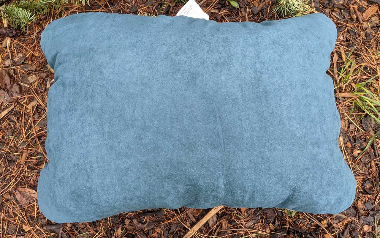 We tested the Therm-a-Rest Compressible Pillow Cinch.