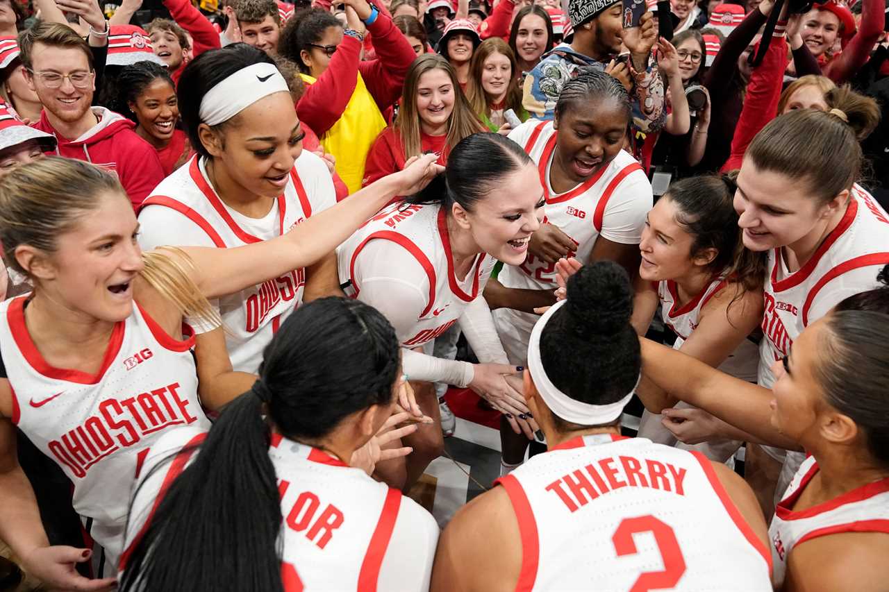 Best photos of Ohio State women's basketball's win over Iowa