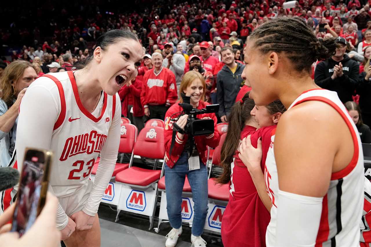 Best photos of Ohio State women's basketball's win over Iowa