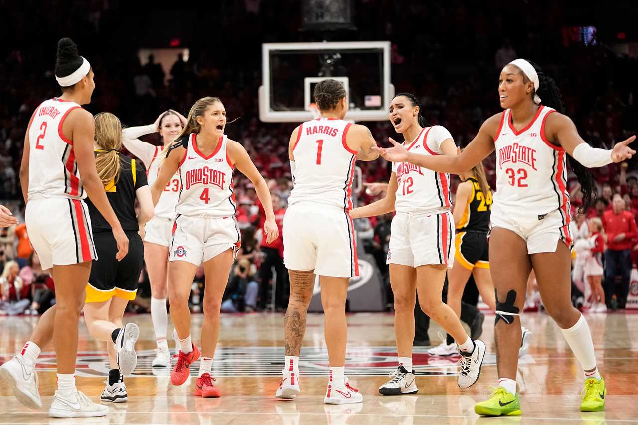 Best photos of Ohio State women's basketball's win over Iowa