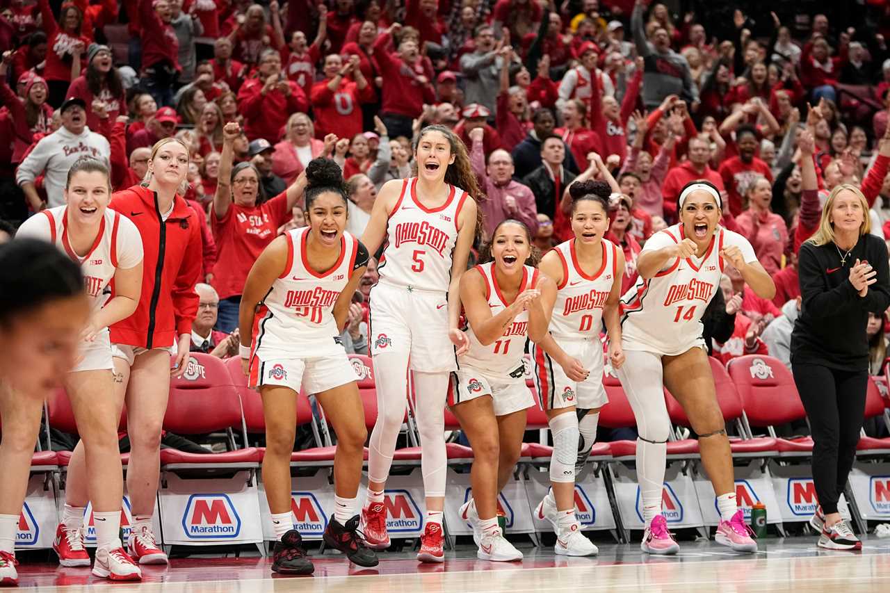 Best photos of Ohio State women's basketball's win over Iowa