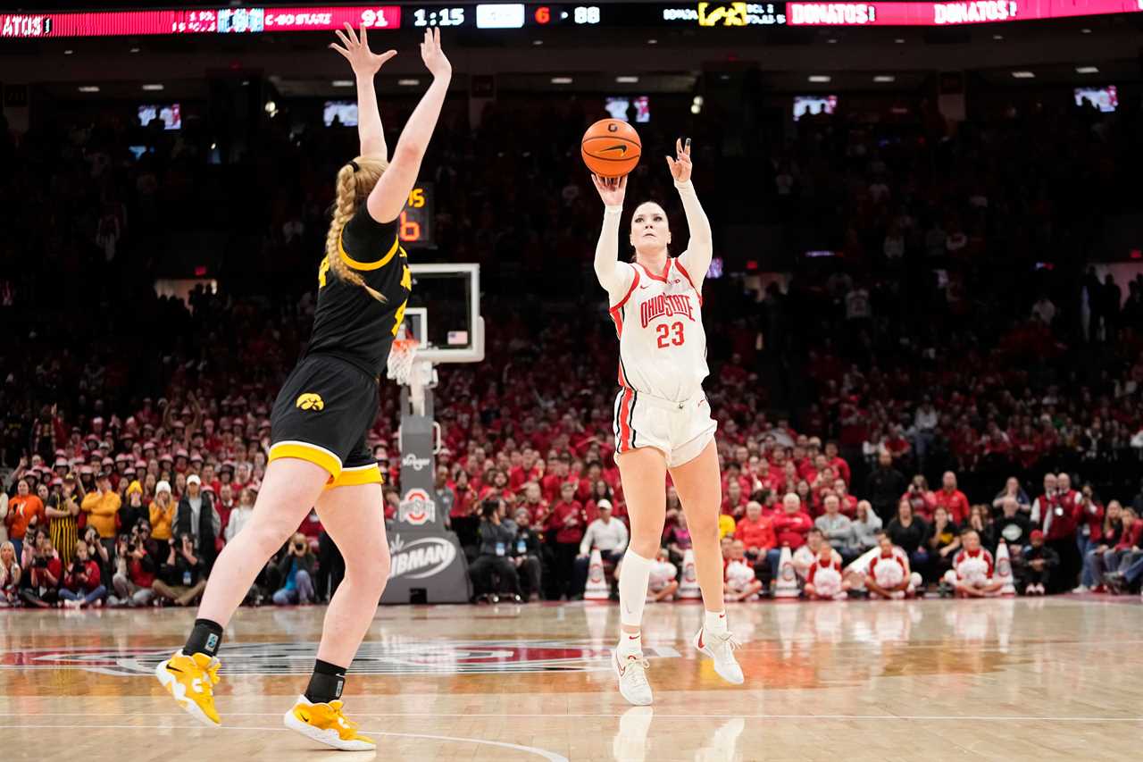 Best photos of Ohio State women's basketball's win over Iowa