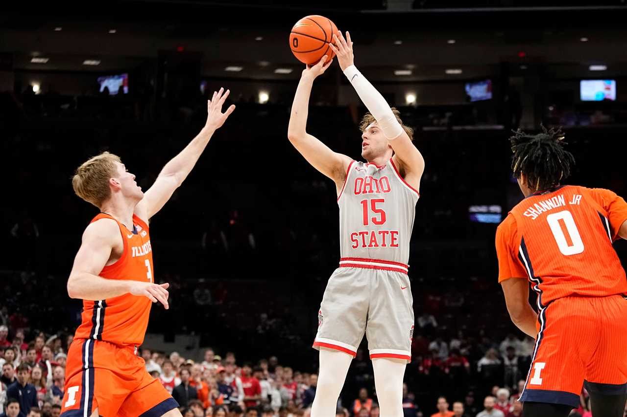 Photos of Ohio State basketball's loss to Illinois