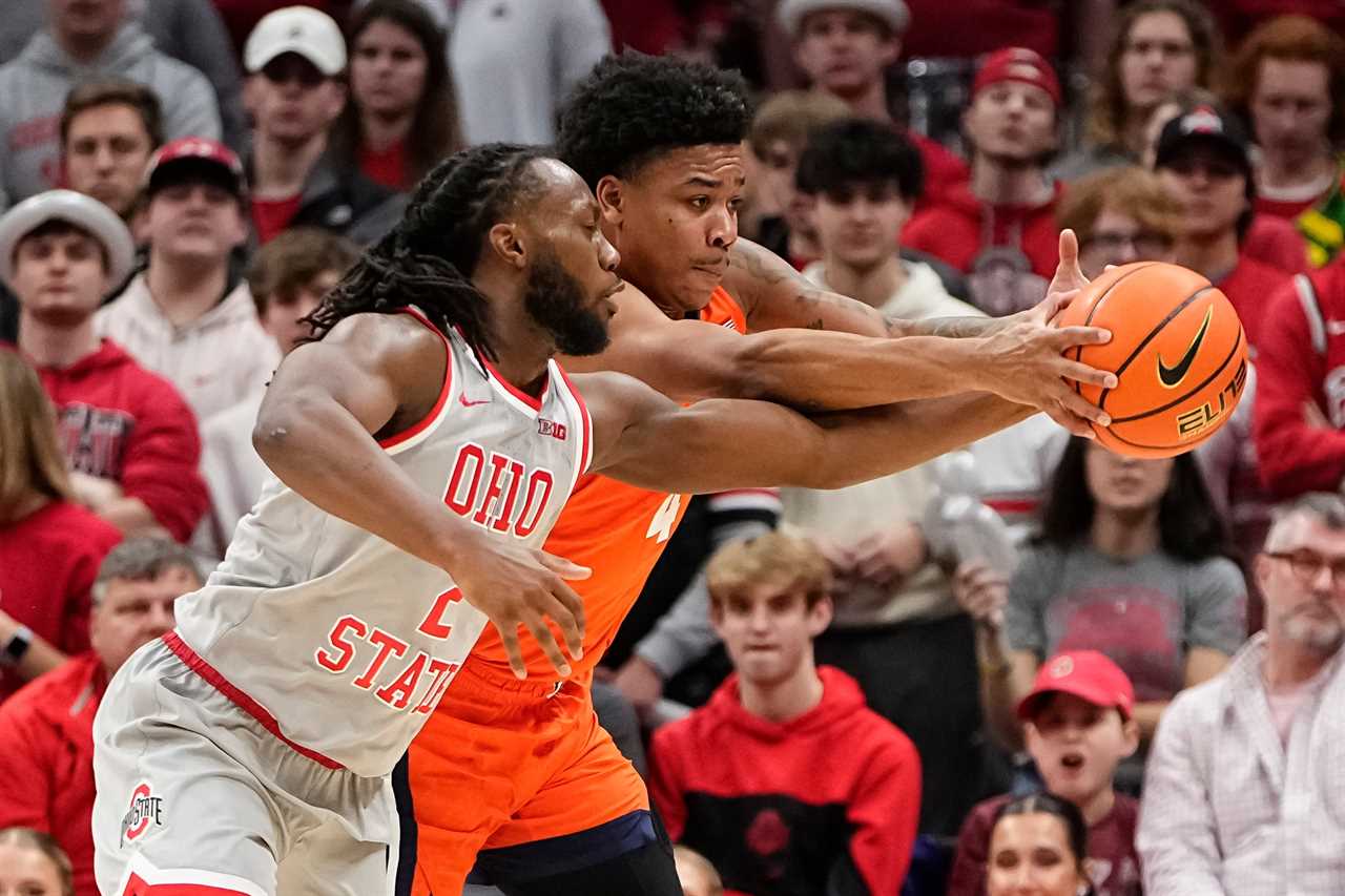 Photos of Ohio State basketball's loss to Illinois