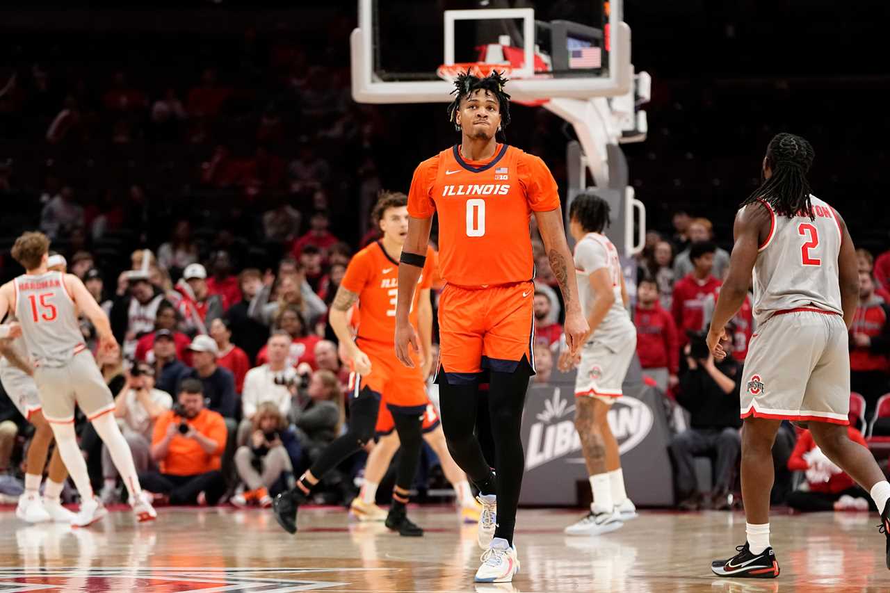 Photos of Ohio State basketball's loss to Illinois