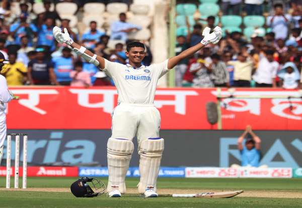INDvsENG, 2nd Test: Yashasvi’s unbeaten 179 runs help India post 336/6 at stumps on Day 1