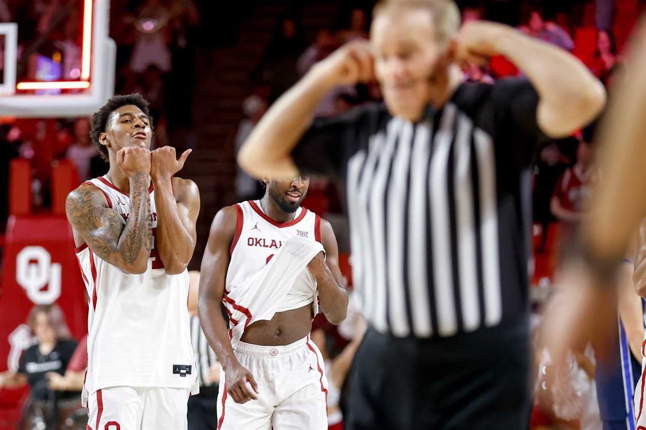 Best photos from Oklahoma's upset win over No. 19 BYU Cougars