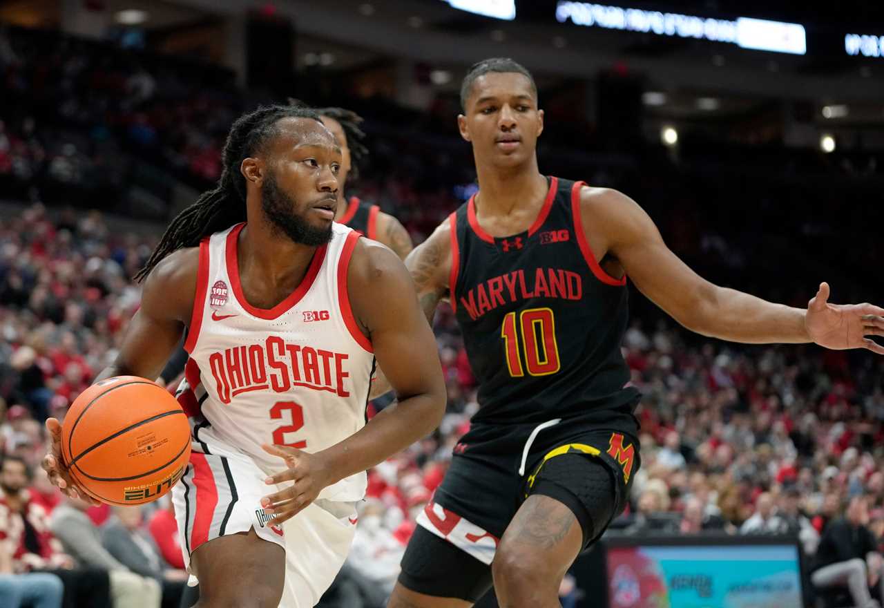 Best photos of Ohio State basketball's win over Maryland