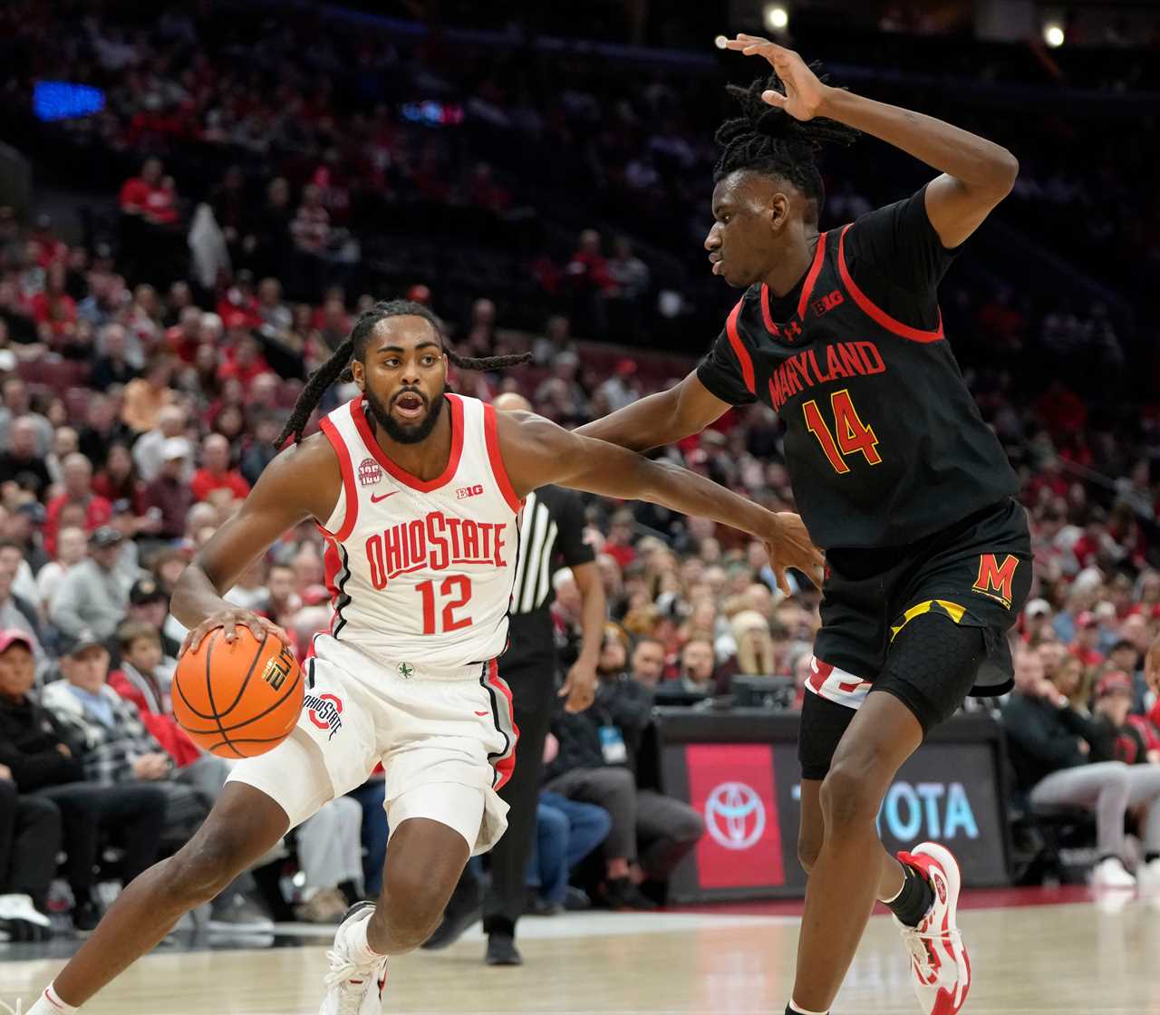 Best photos of Ohio State basketball's win over Maryland