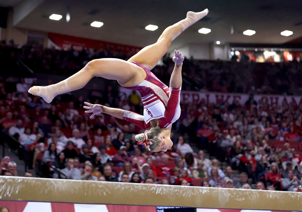 Best photos from Oklahoma Women's Gymnastics win Friday night