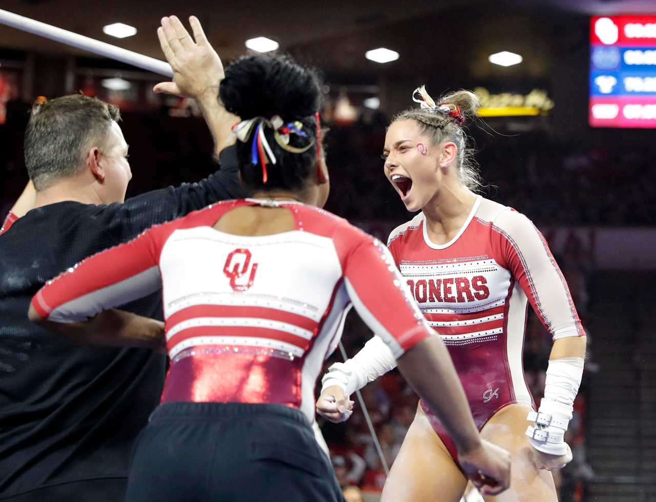 Best photos from Oklahoma Women's Gymnastics win Friday night