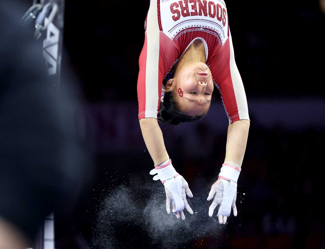 Best photos from Oklahoma Women's Gymnastics win Friday night