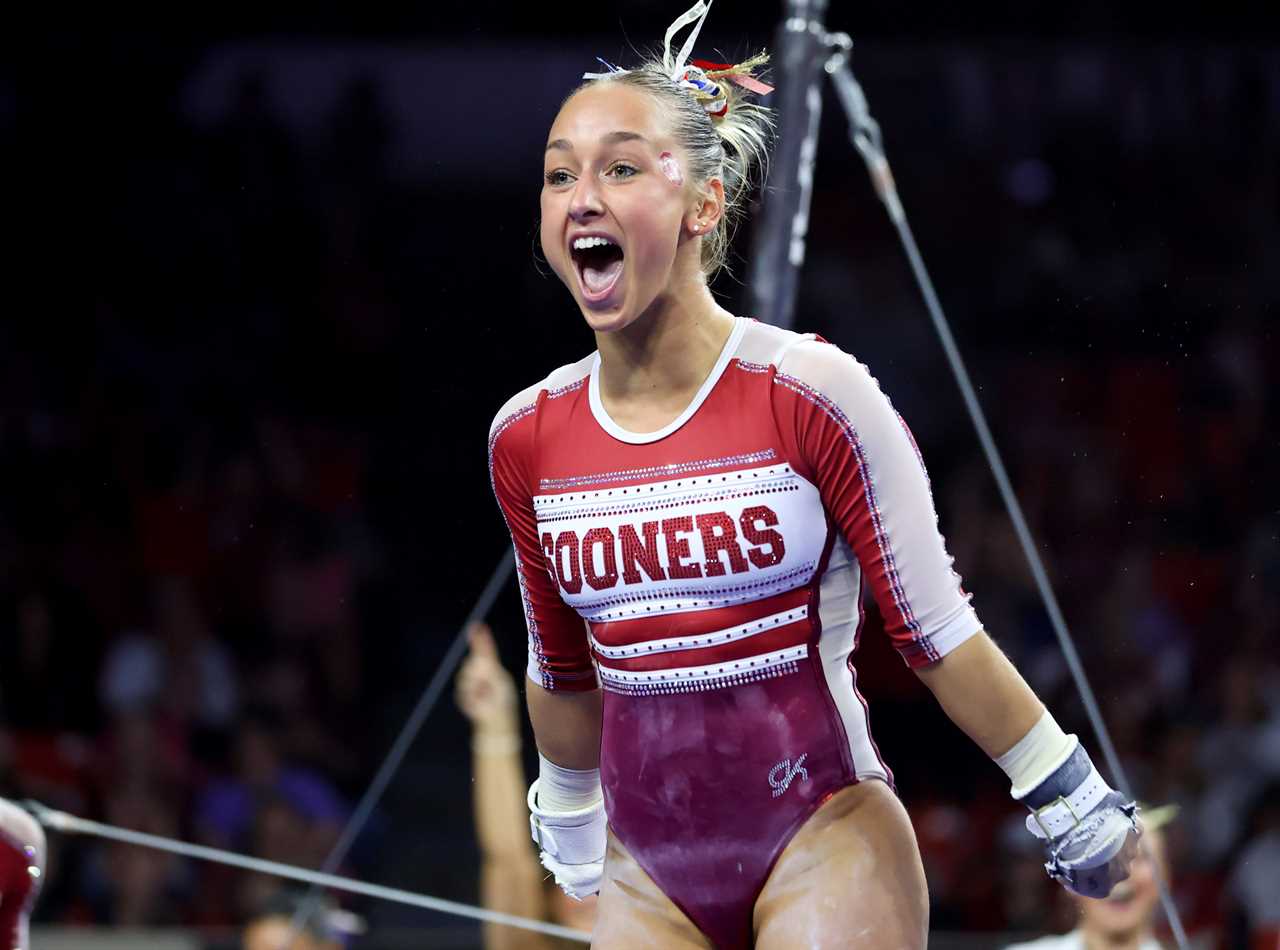 Best photos from Oklahoma Women's Gymnastics win Friday night