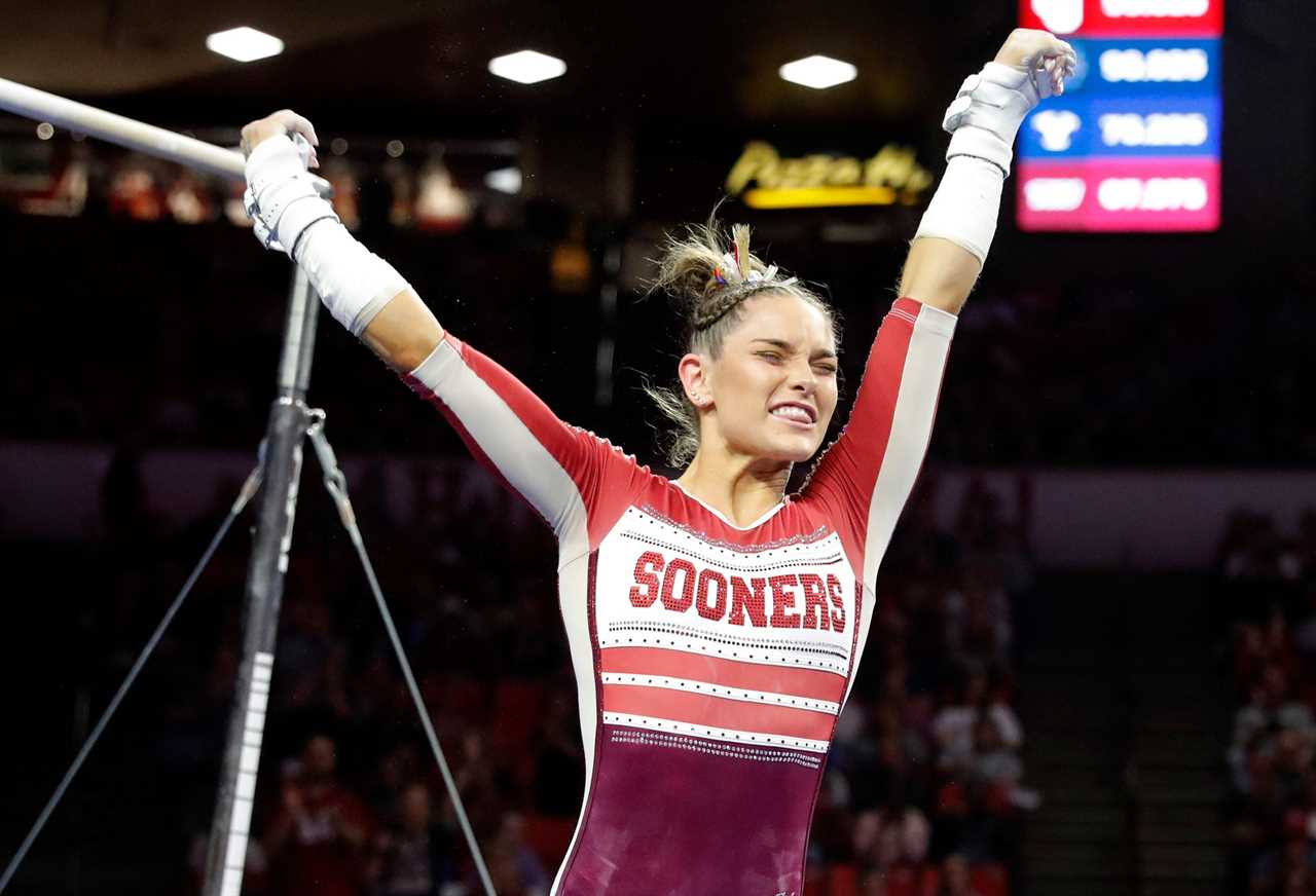 Best photos from Oklahoma Women's Gymnastics win Friday night