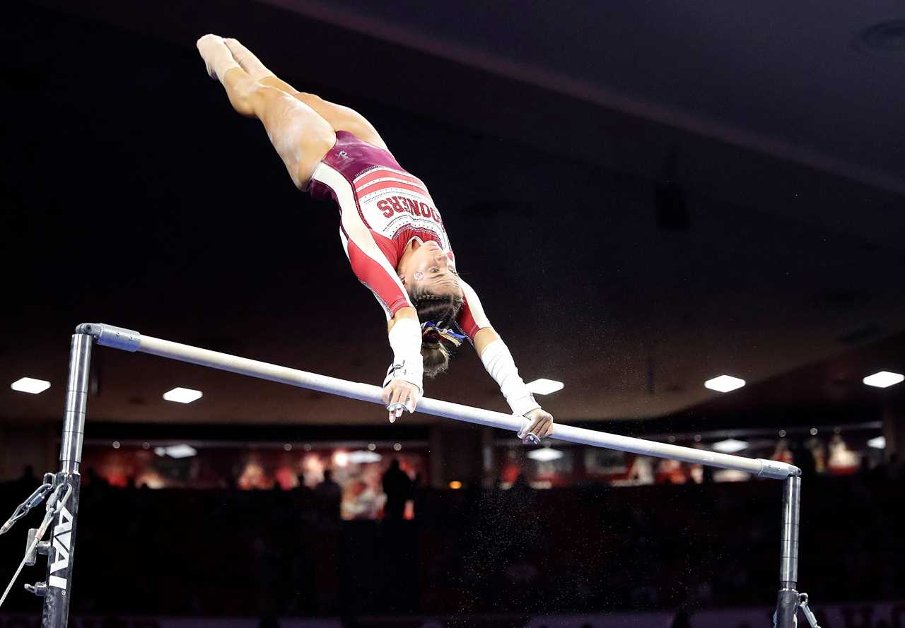 Best photos from Oklahoma Women's Gymnastics win Friday night