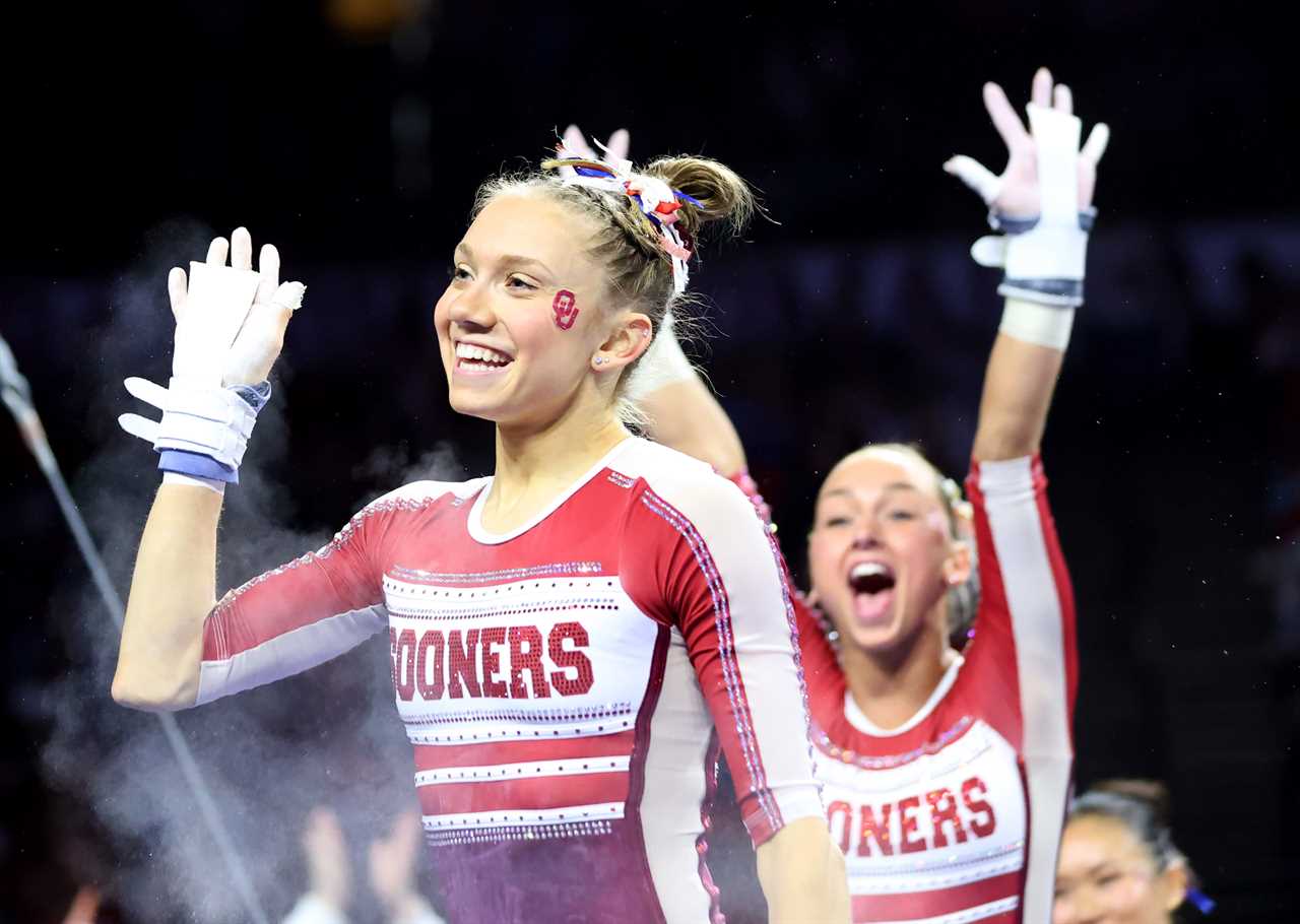 Best photos from Oklahoma Women's Gymnastics win Friday night