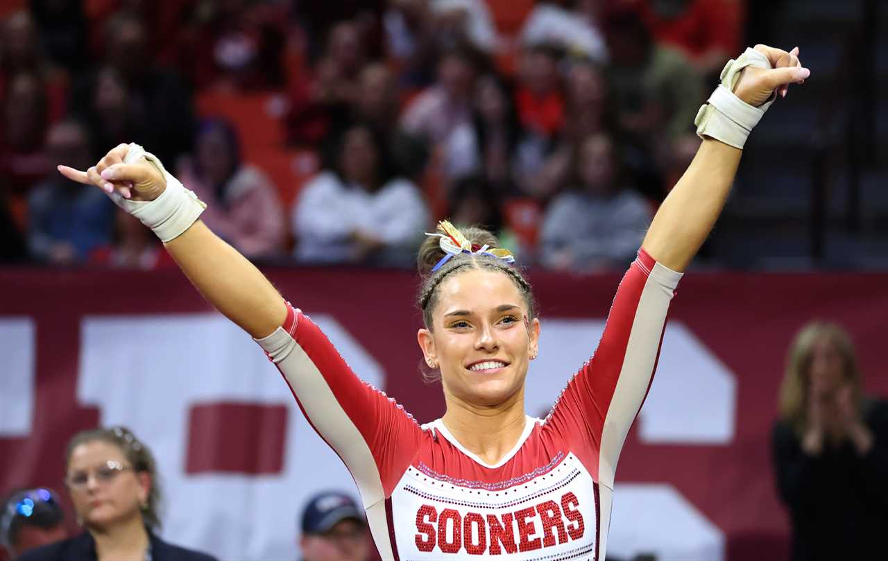 Best photos from Oklahoma Women's Gymnastics win Friday night