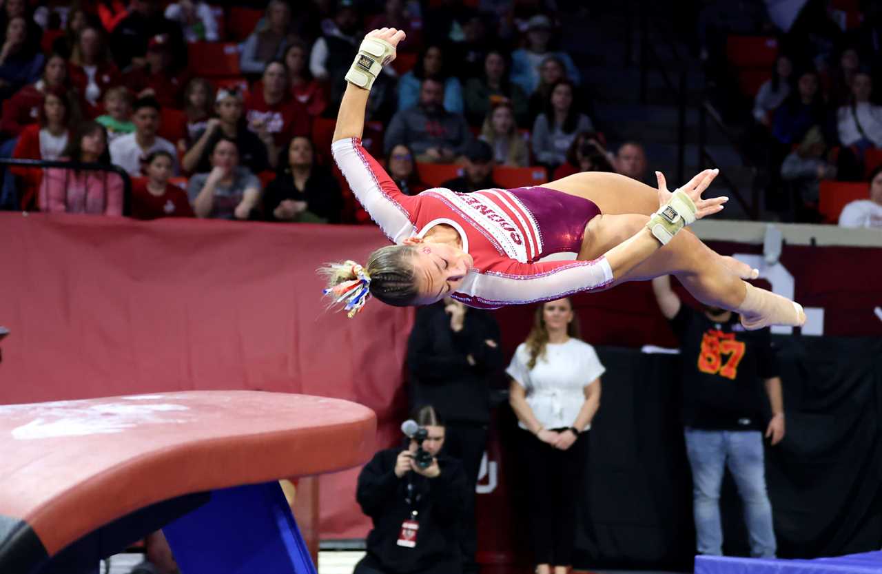 Best photos from Oklahoma Women's Gymnastics win Friday night