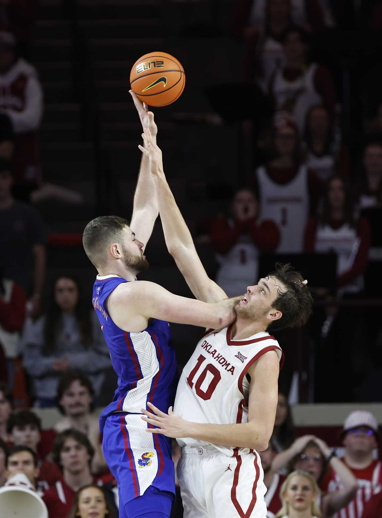 Best Photos from Oklahoma's loss to the Kansas Jayhawks