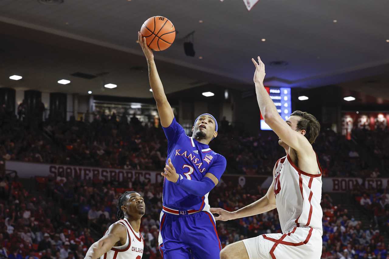 Best Photos from Oklahoma's loss to the Kansas Jayhawks