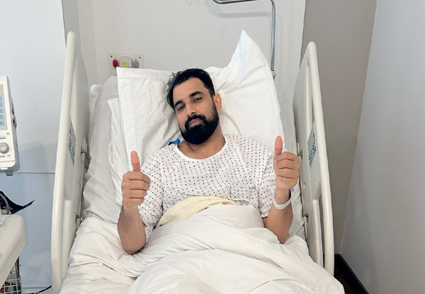 Mohammed Shami undergoes successful heel surgery in London