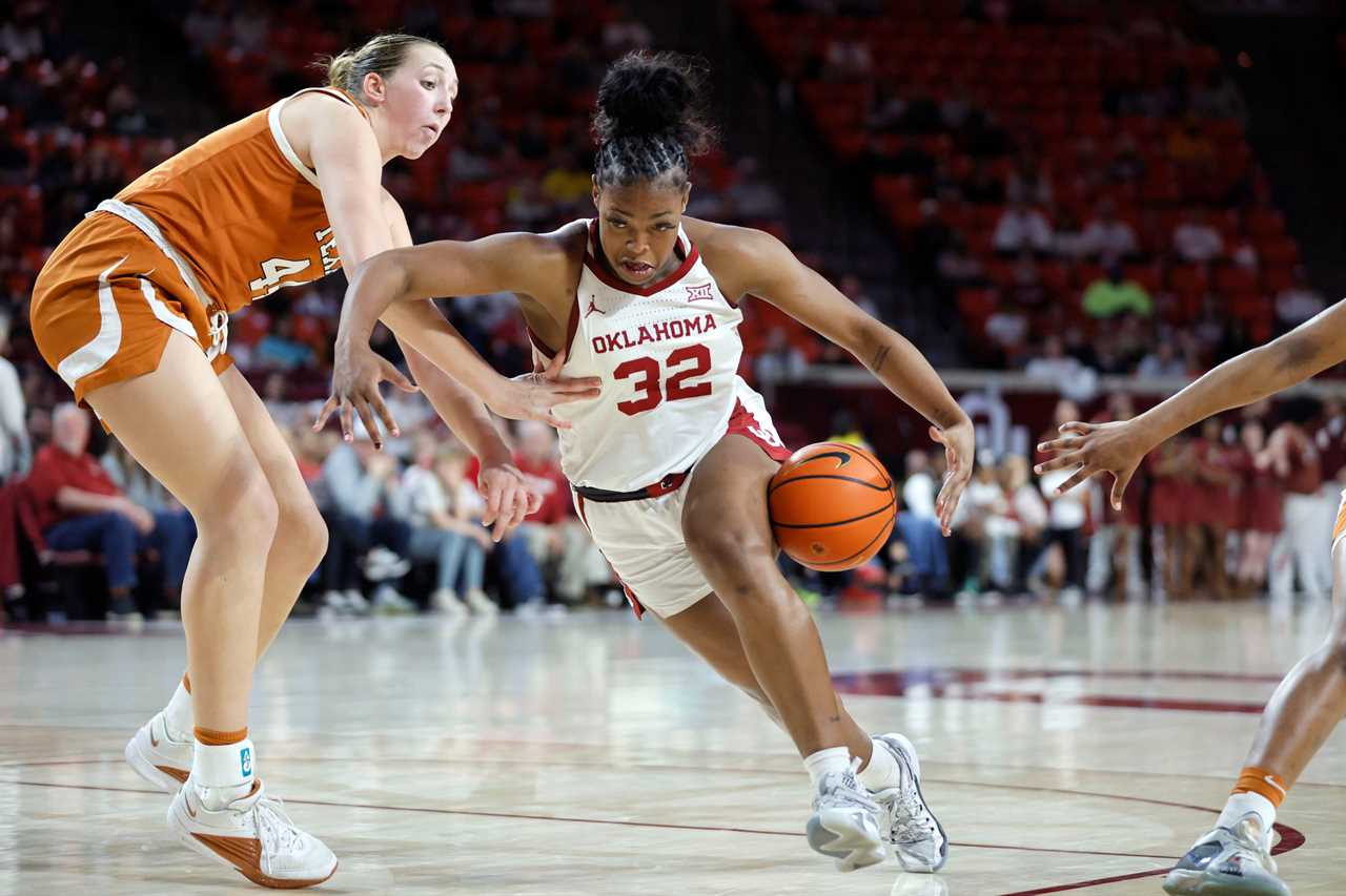 Best Photos from Oklahoma Women's upset win over the No. 3 Texas Longhorns