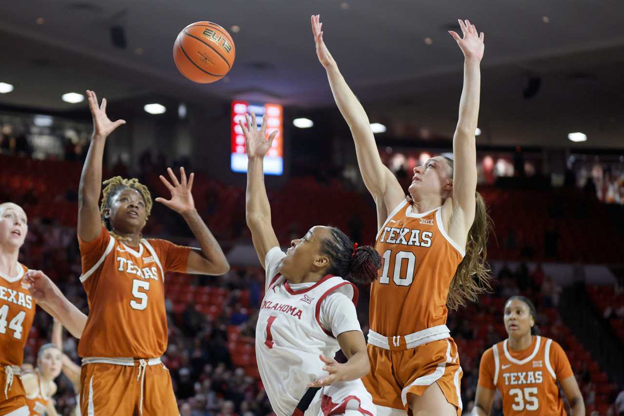 Best Photos from Oklahoma Women's upset win over the No. 3 Texas Longhorns