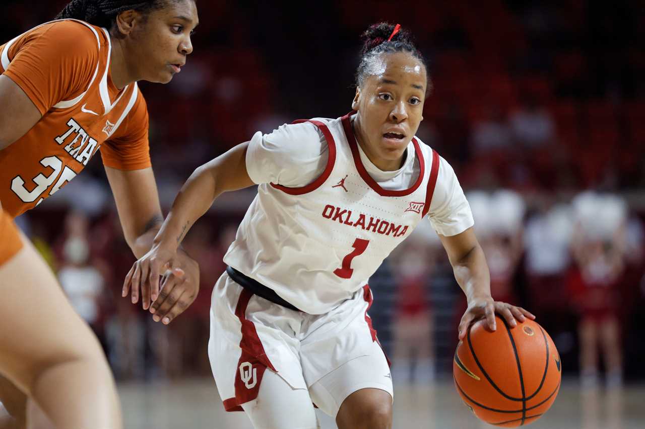 Best Photos from Oklahoma Women's upset win over the No. 3 Texas Longhorns