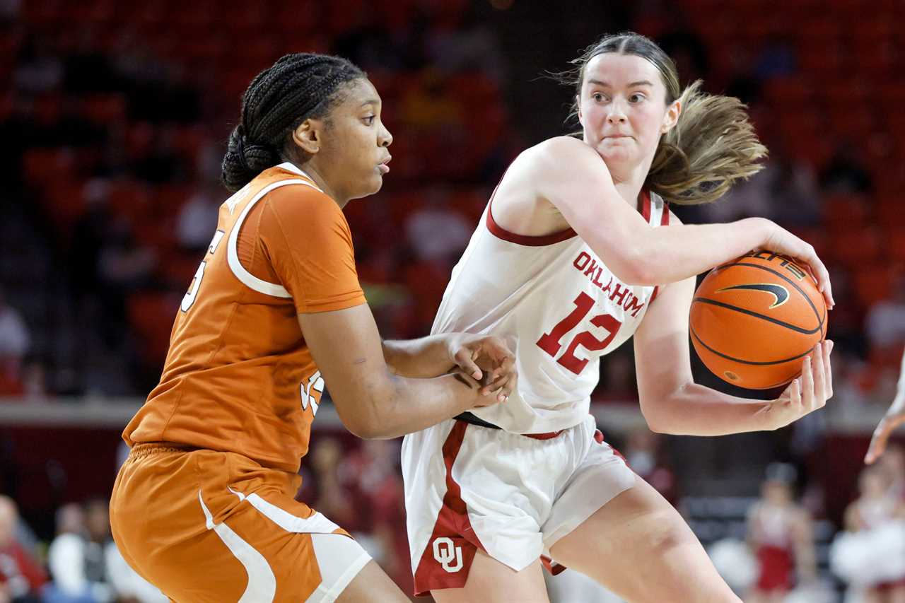 Best Photos from Oklahoma Women's upset win over the No. 3 Texas Longhorns