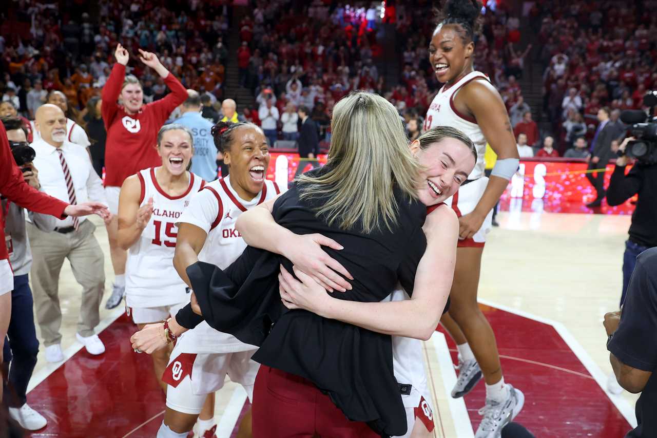 Best Photos from Oklahoma Women's upset win over the No. 3 Texas Longhorns