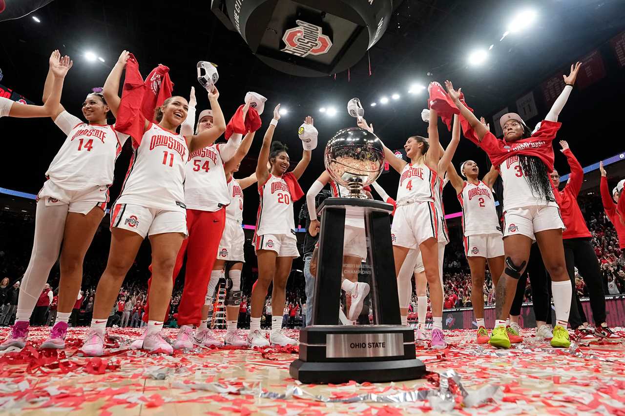 Best photos of Ohio State women's basketball's Big Ten clinching victory over Michigan