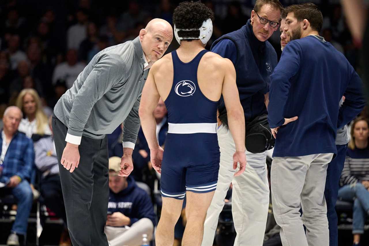 Cael Sanderson analyzes Beau Bartlett’s readiness for the postseason, probably.