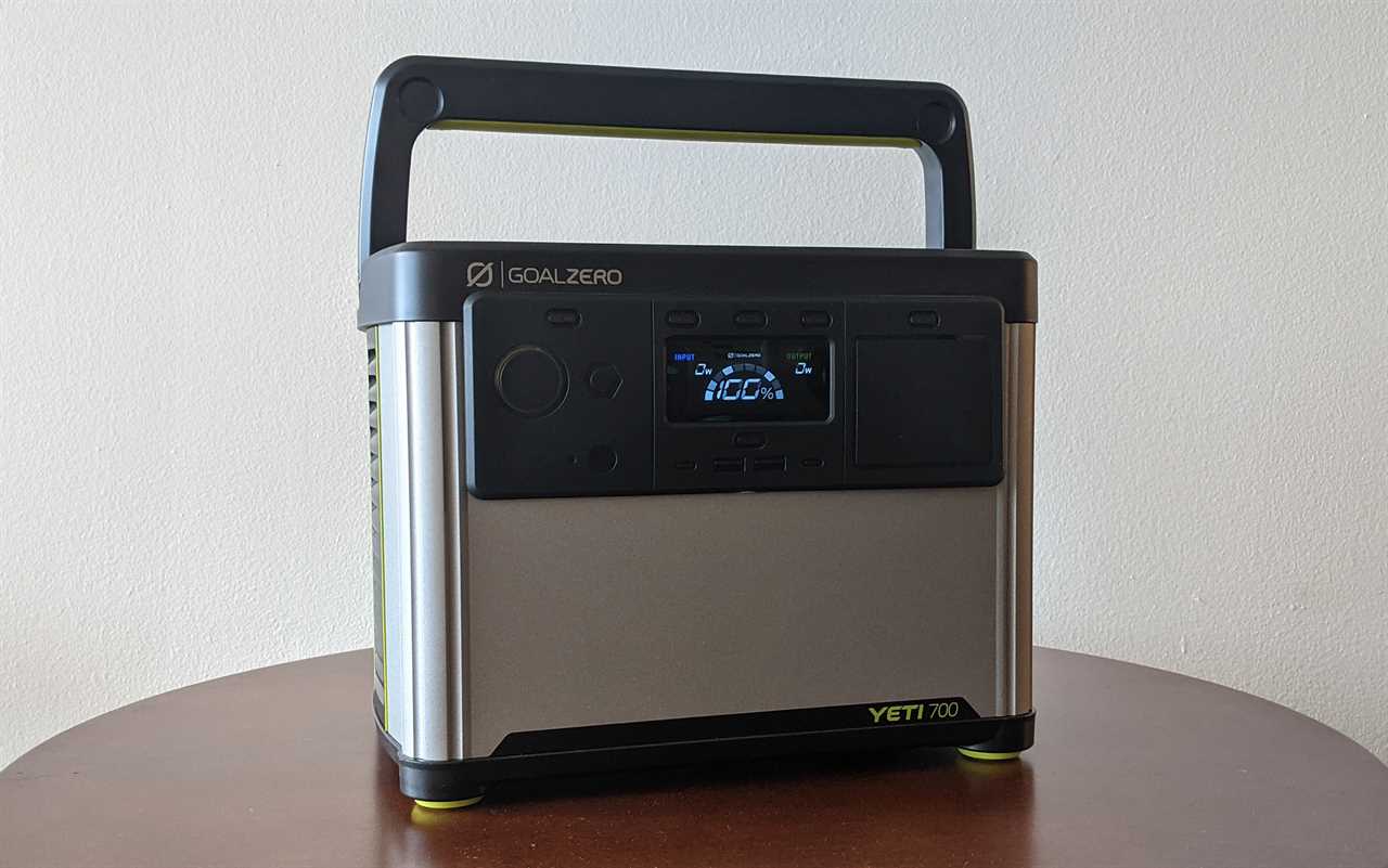 We tested the Goal Zero Yeti 700.
