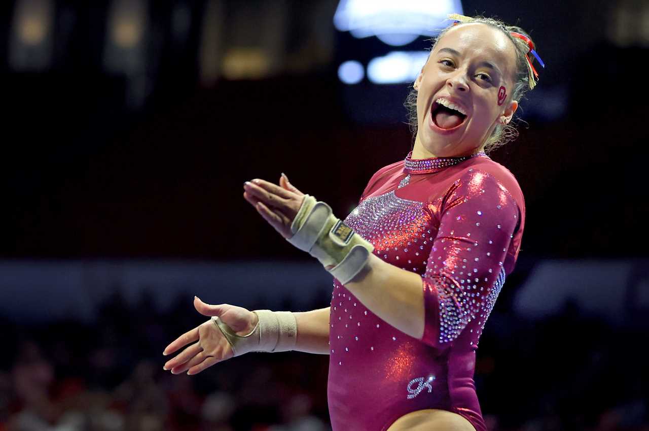 Best photos from Oklahoma Women's Gymnastics historic Big 12 championship win