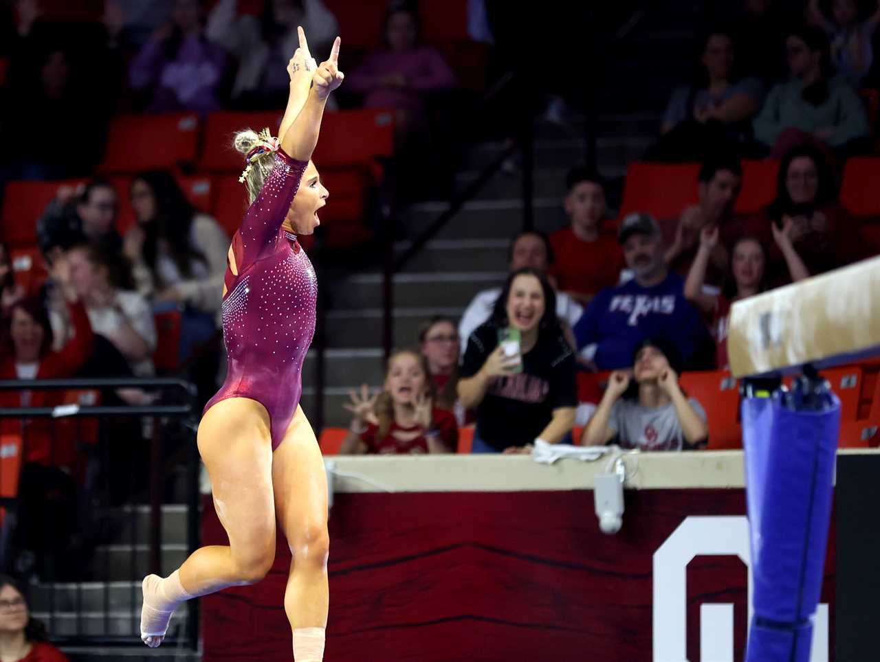 Best photos from Oklahoma Women's Gymnastics historic Big 12 championship win