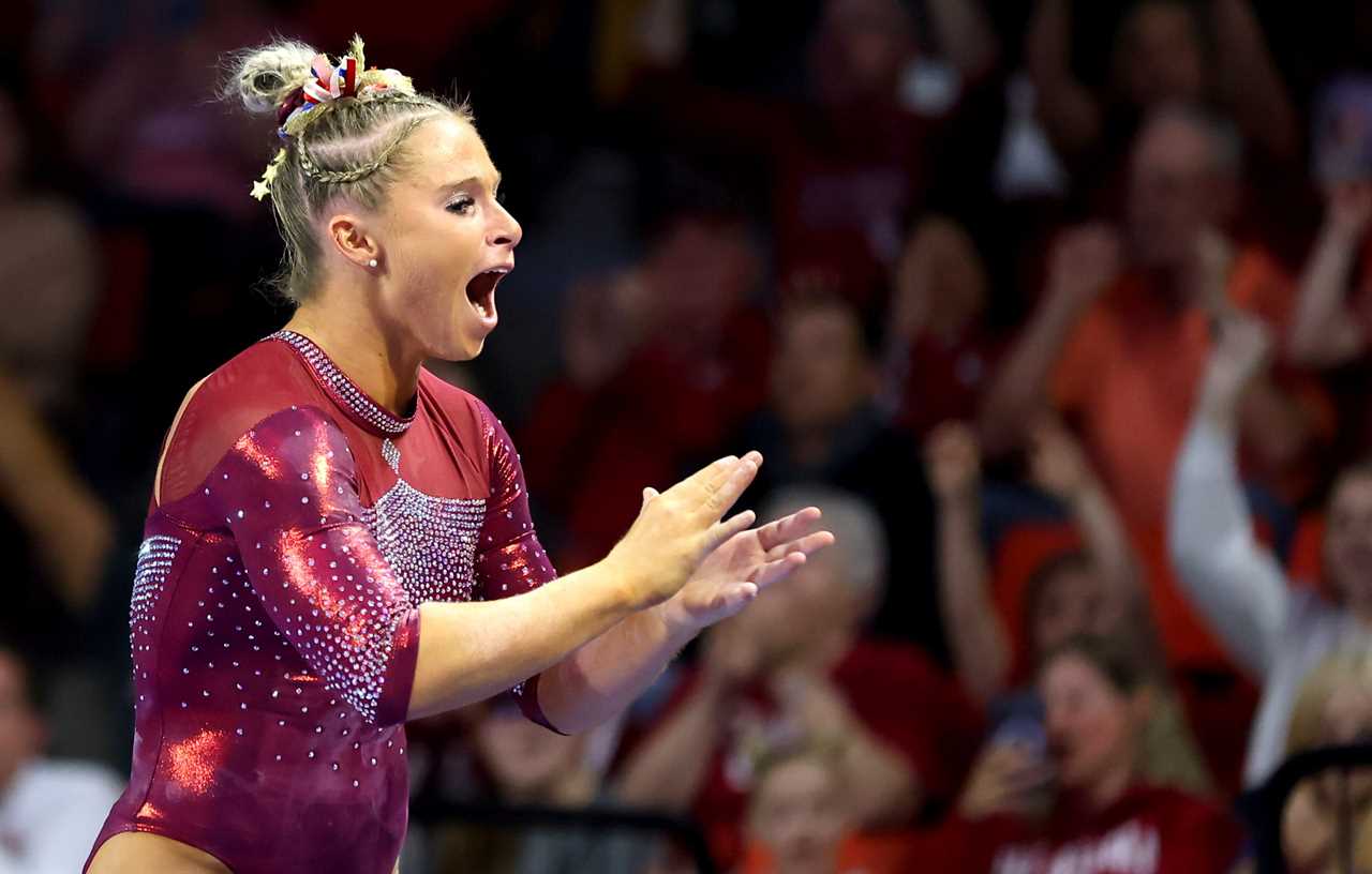 Best photos from Oklahoma Women's Gymnastics historic Big 12 championship win