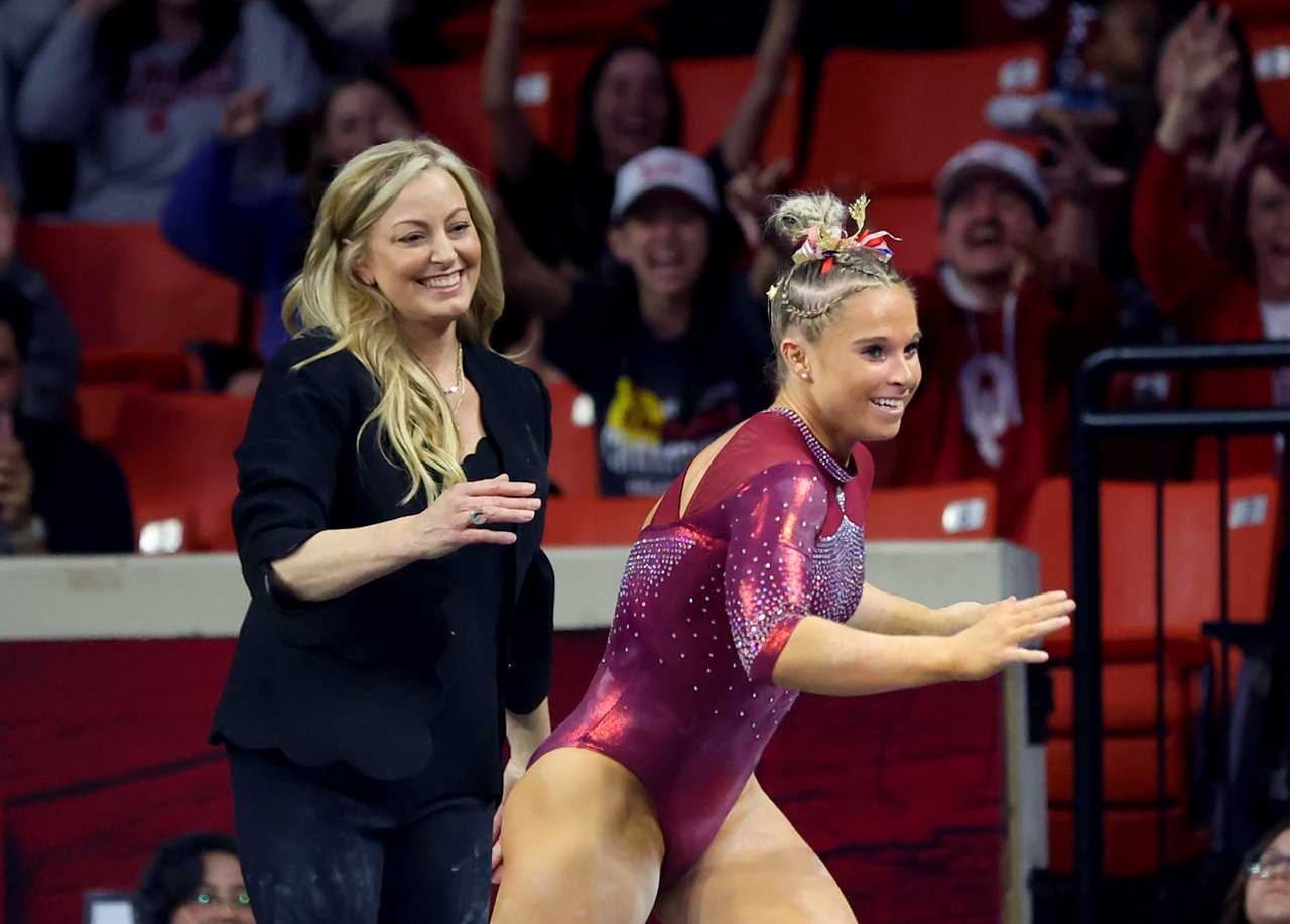 Best photos from Oklahoma Women's Gymnastics historic Big 12 championship win