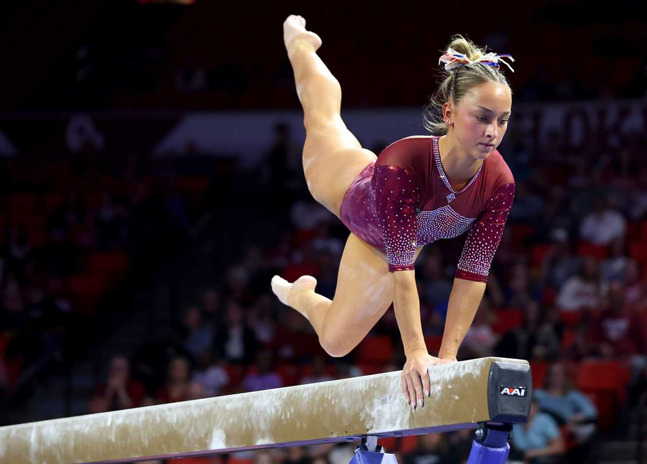 Best photos from Oklahoma Women's Gymnastics historic Big 12 championship win