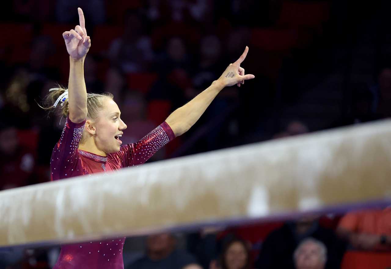 Best photos from Oklahoma Women's Gymnastics historic Big 12 championship win