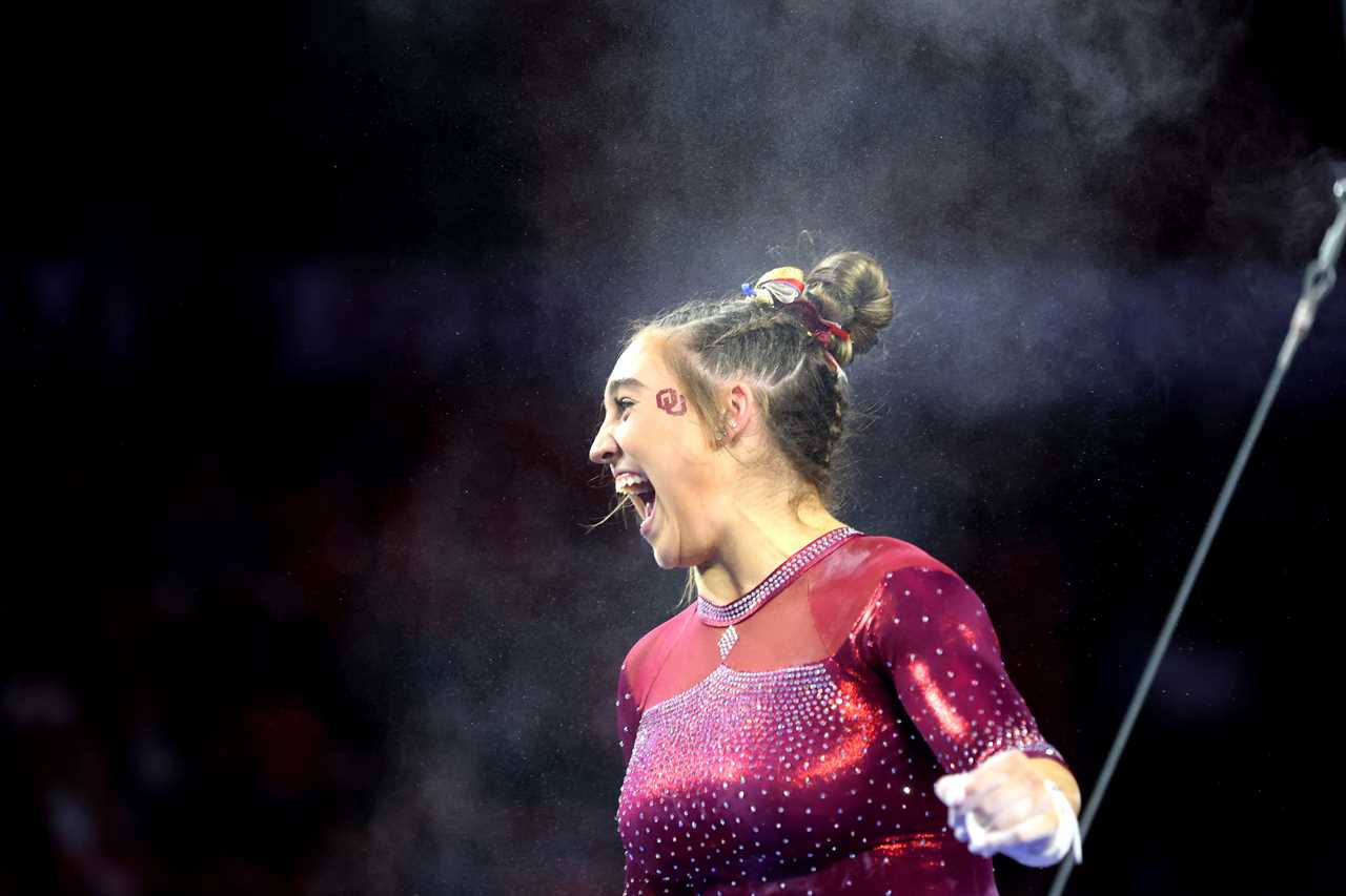 Best photos from Oklahoma Women's Gymnastics historic Big 12 championship win