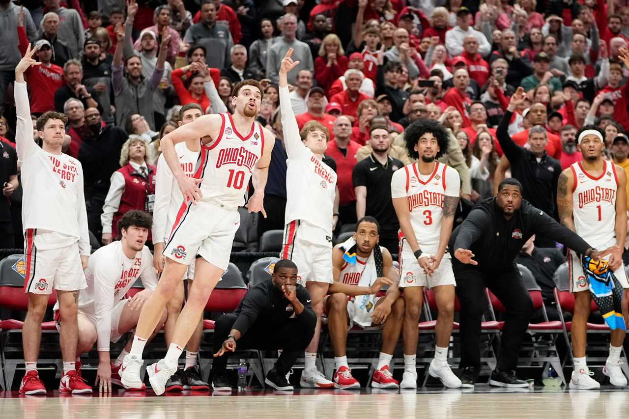 PHOTOS of Ohio State basketball's loss to Georgia in the NIT Tournament