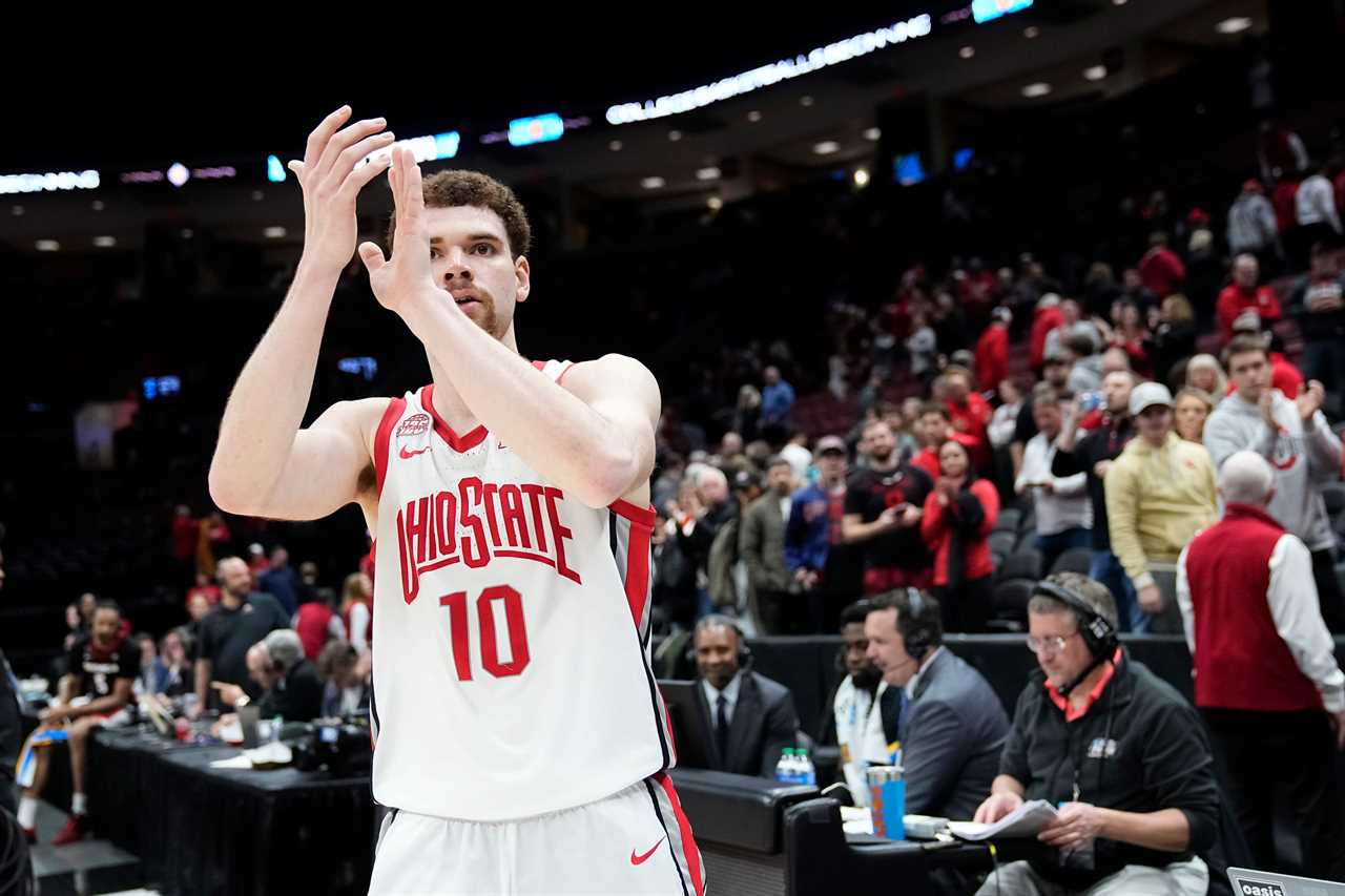 PHOTOS of Ohio State basketball's loss to Georgia in the NIT Tournament