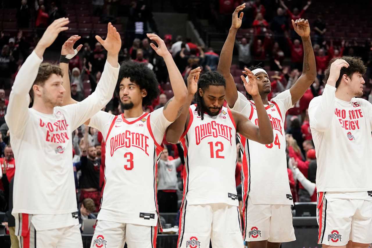 PHOTOS of Ohio State basketball's loss to Georgia in the NIT Tournament