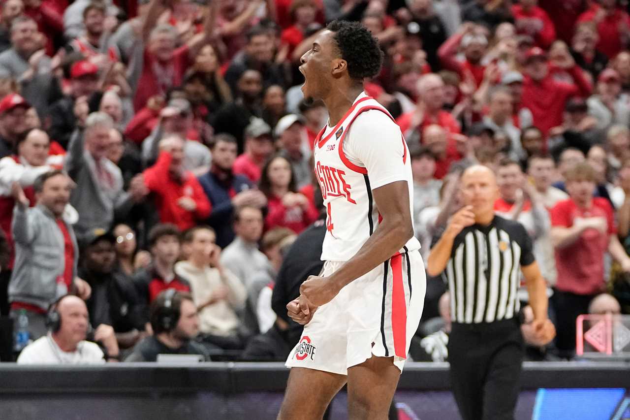 PHOTOS of Ohio State basketball's loss to Georgia in the NIT Tournament