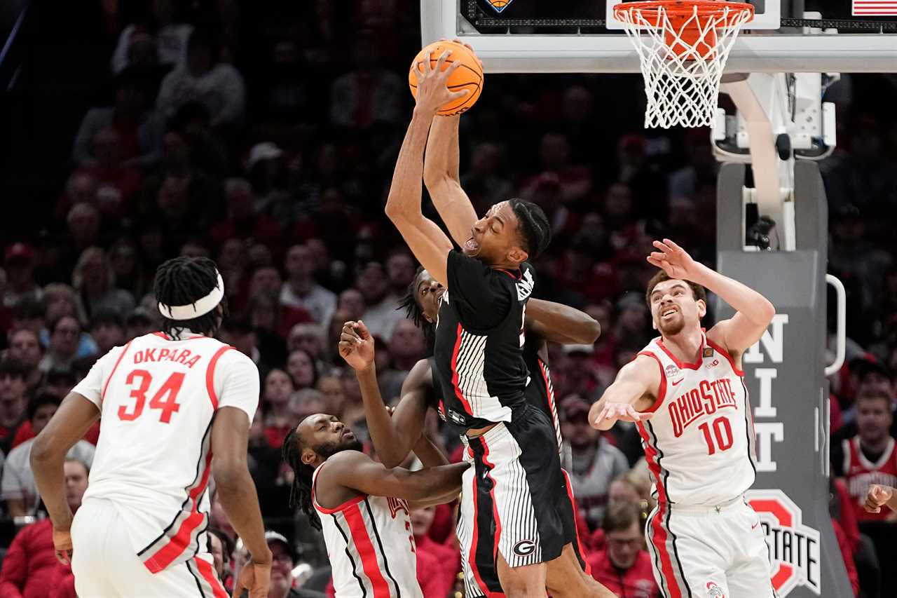 PHOTOS of Ohio State basketball's loss to Georgia in the NIT Tournament