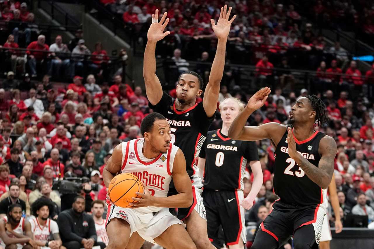 PHOTOS of Ohio State basketball's loss to Georgia in the NIT Tournament