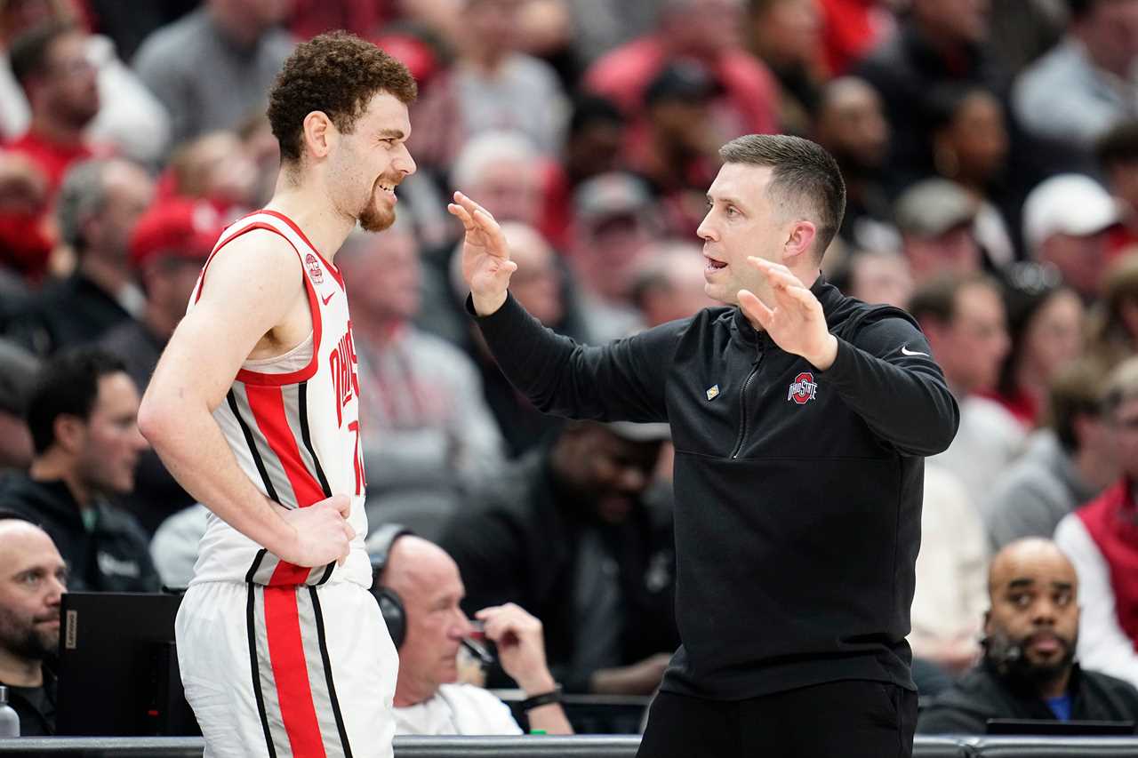 PHOTOS of Ohio State basketball's loss to Georgia in the NIT Tournament