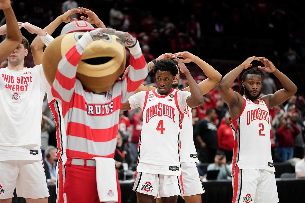 PHOTOS of Ohio State basketball's loss to Georgia in the NIT Tournament